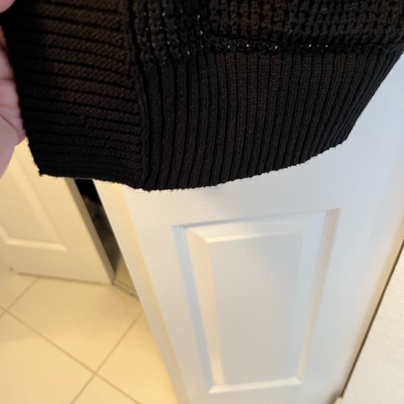 UNIVERSAL THREAD XXL BLACK 100% Cotton OPEN SWEATER - Picture 7 of 11